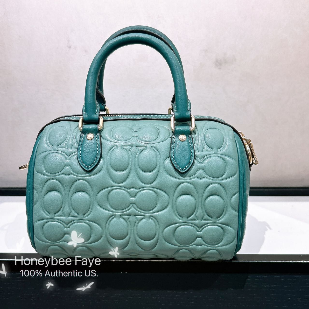 Coach Mini Rowan Crossbody Bag In Blocked Signature Leather CY744 Size ONE SIZE - 4 Thumbnail