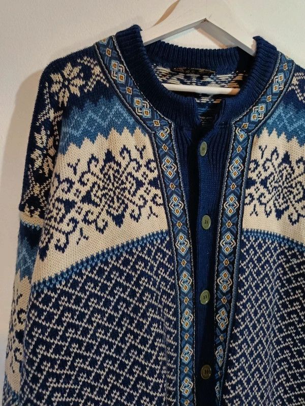 Dale Of Norway Vintage Nordstrikk Wool Cardigan Size US L / EU 52-54 / 3 - 7 Thumbnail