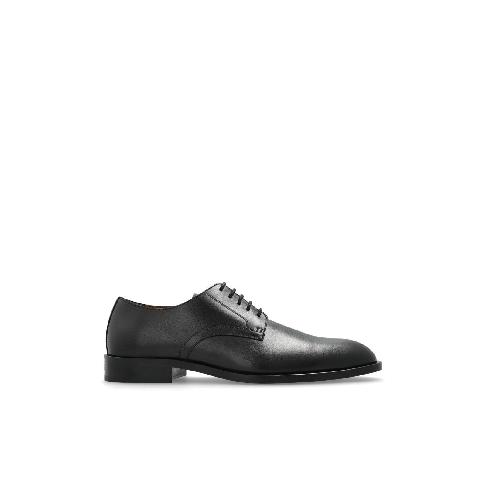 BURBERRY Carlyle Black Leather Lace Up Shoes New & Authentic
