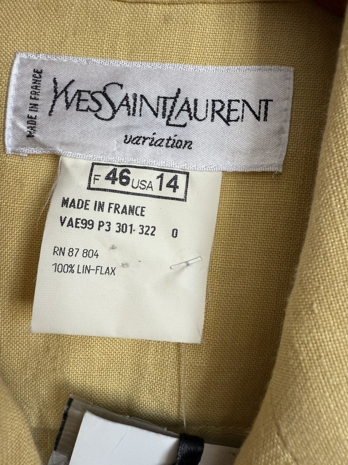 Yves Saint Laurent Yves Saint Laurent vacation blouse top Size L / US 10 / IT 46 - 2 Thumbnail