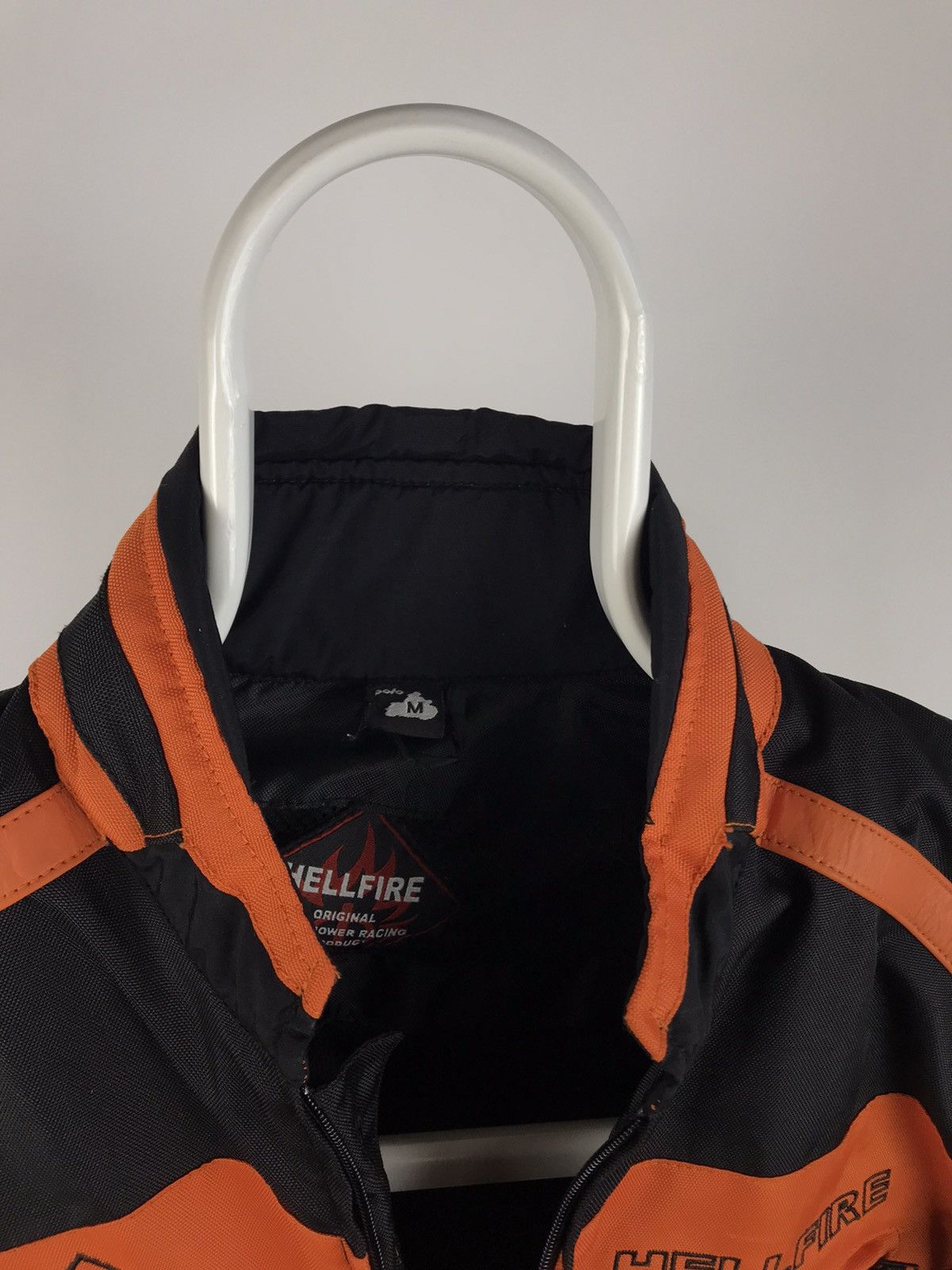 Vintage Vintage Hellfire Big Logo Racing Moto Biker Nylon Jacket Size US M / EU 48-50 / 2 - 4 Thumbnail