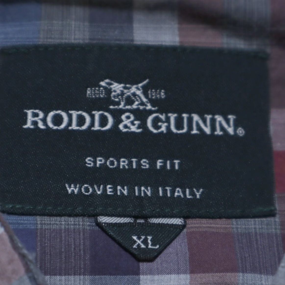 Rodd & Gunn Rodd & Gunn Shirt PLAID Long Sleeve Button Up XL Men’s Fine Cotton Slim Fit Size US XL / EU 56 / 4 - 5 Thumbnail
