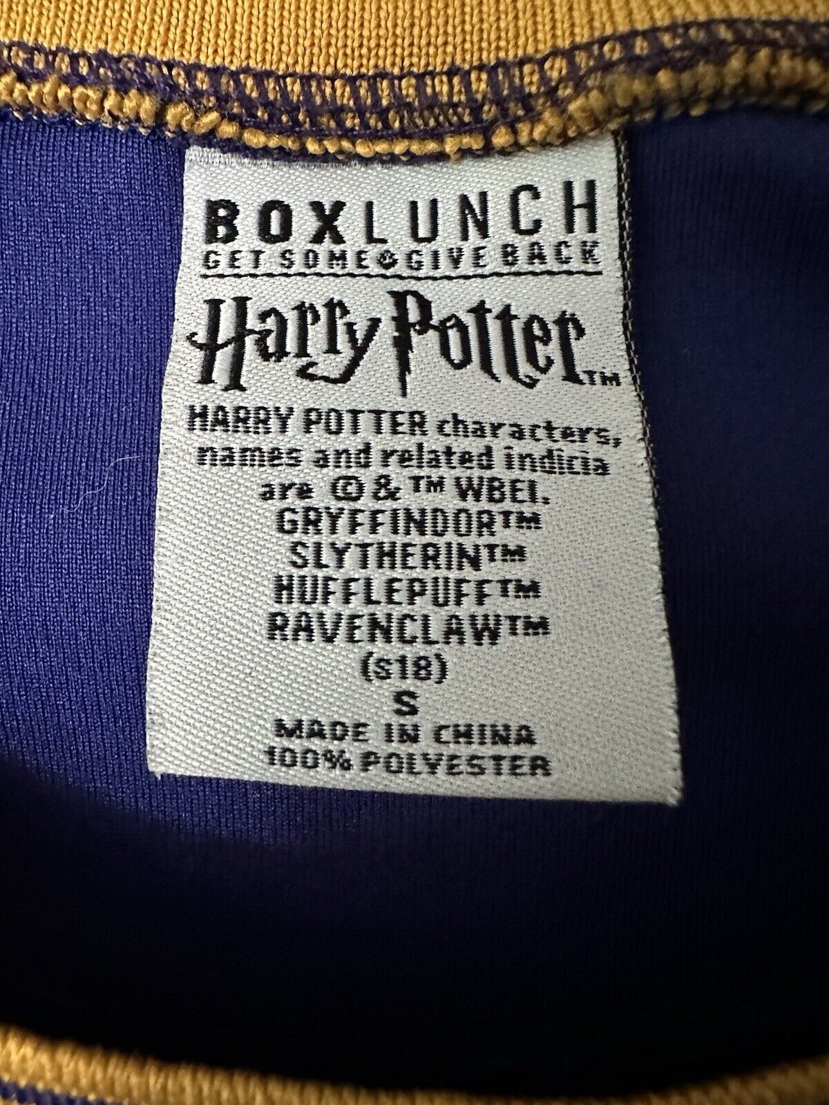 Other Harry Potter Ravenclaw Jersey Blue Size Small Blue Gold Box Size S / US 4 / IT 40 - 3 Thumbnail