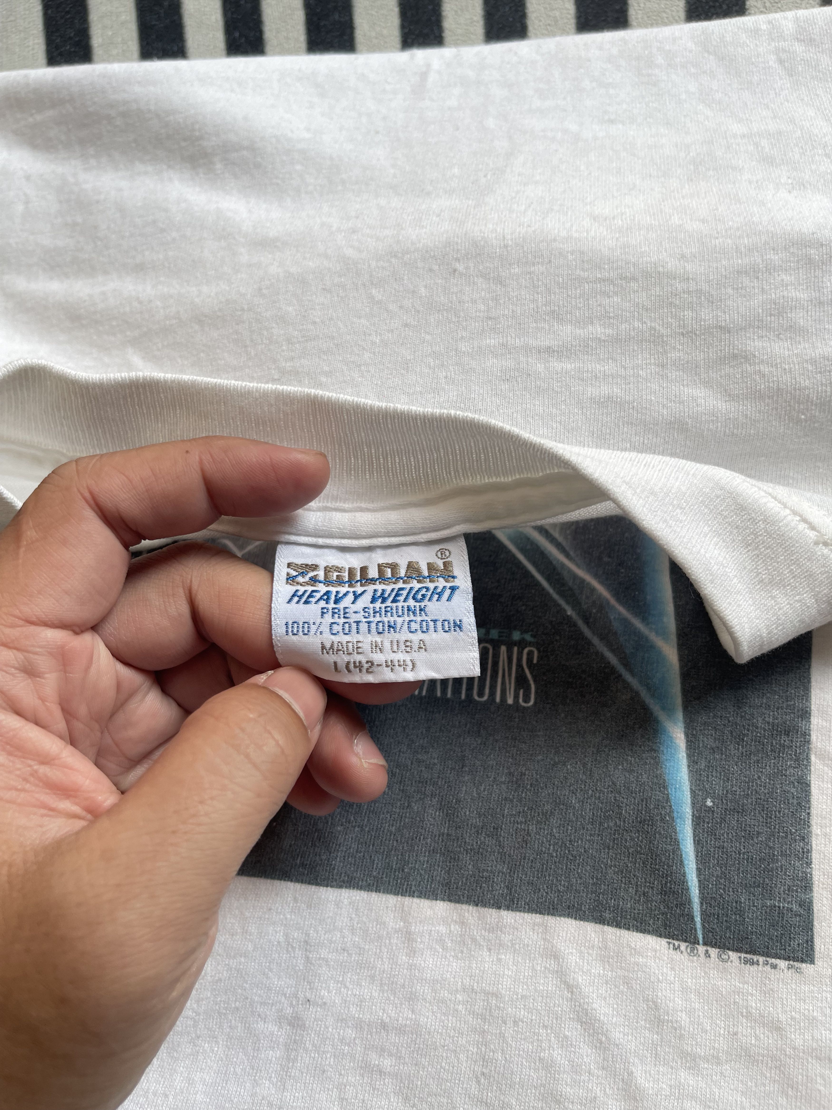 Vintage 1994 Star Trek Generations Movie Tee Sci-Fi Promo Shirt Size US L / EU 52-54 / 3 - 5 Thumbnail