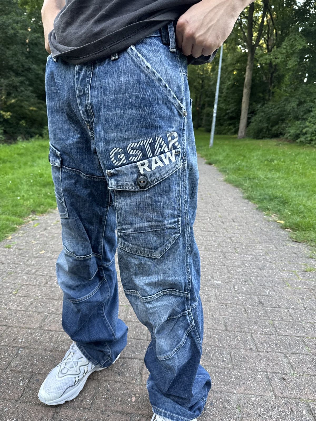 G-Star G-Star Vintage Jeans Streetwear Avantgarde Opium Size US 34 / EU 50 - 1 Thumbnail