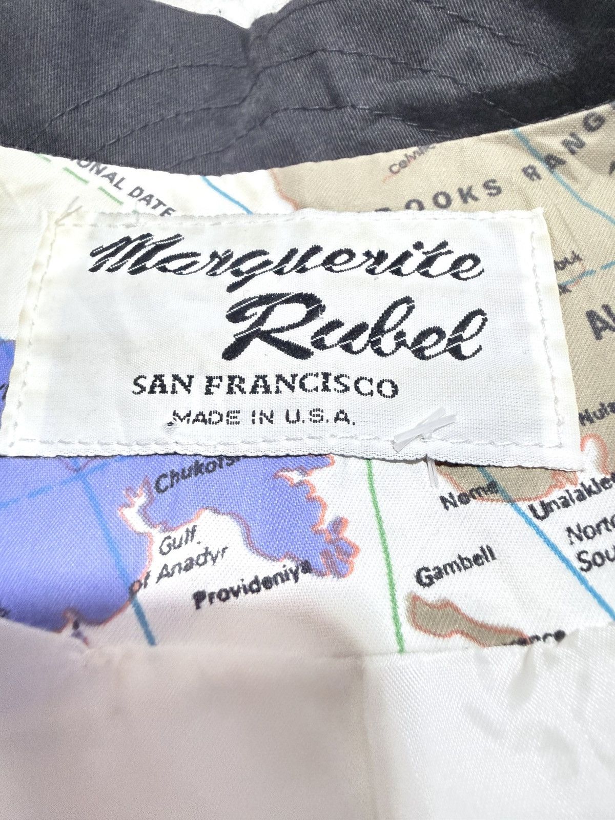 Vintage Vtg light blazer marguerite rubel wearing the map Size US XL / EU 56 / 4 - 8 Thumbnail
