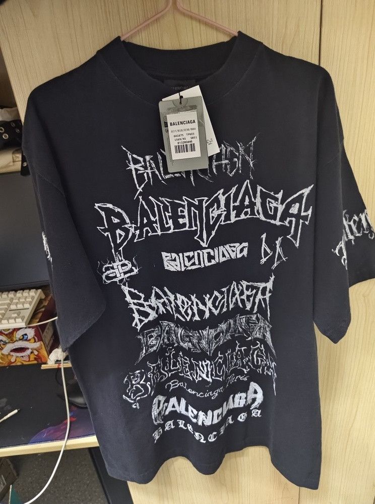 Balenciaga Balenciaga Graphic Print T-Shirt XS Size US XS / EU 42 / 0 - 1 Thumbnail