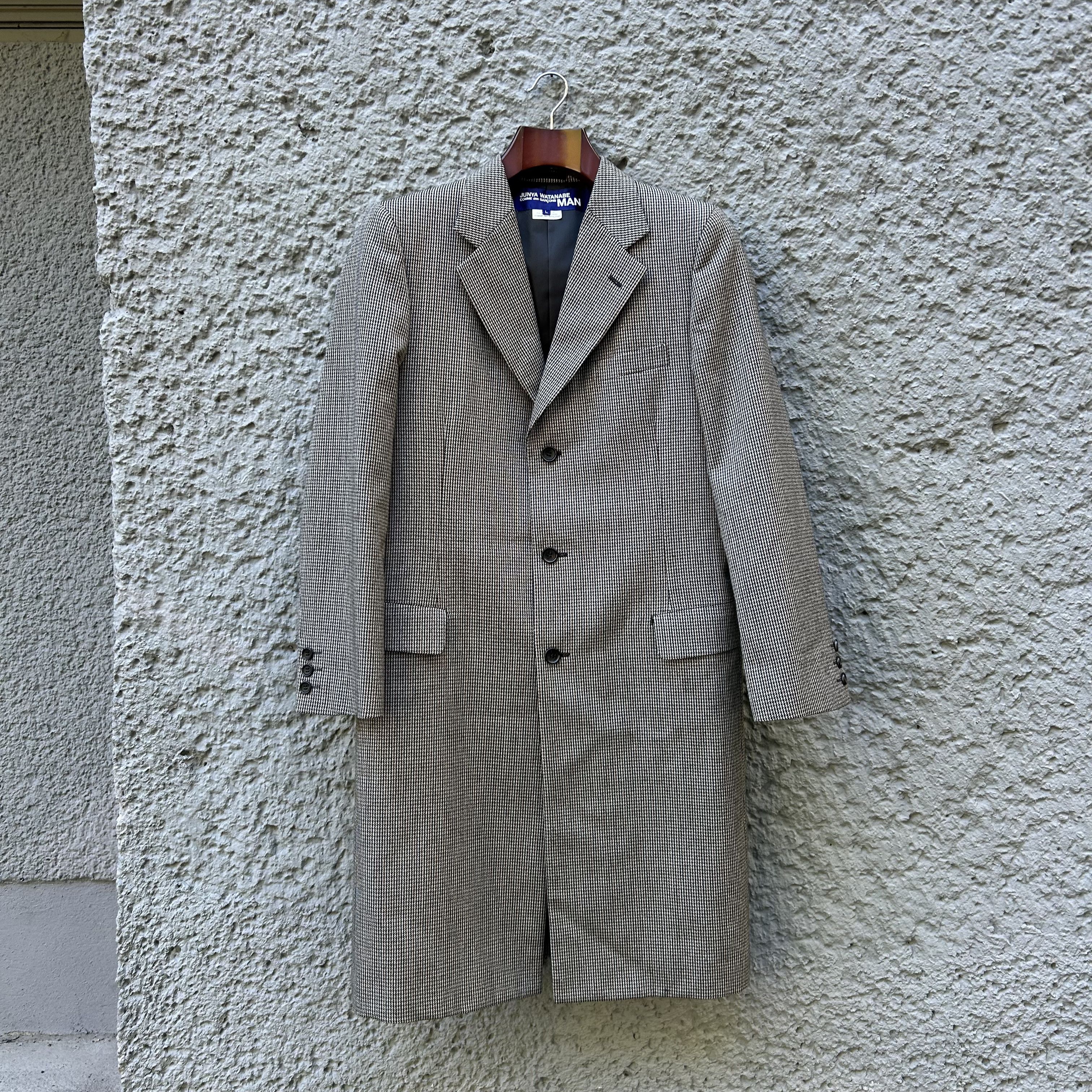 Junya Watanabe CDG Junya Watanabe Houndstooth Overcoat Coat Jacket F/W04 Size US M / EU 48-50 / 2 - 1 Thumbnail