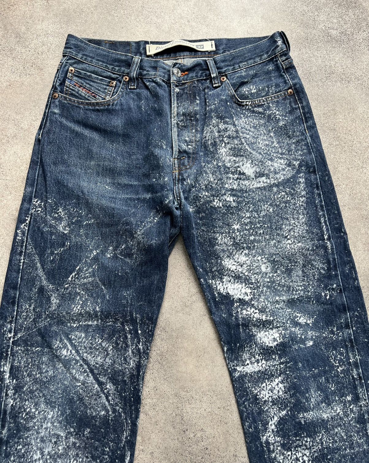 Diesel Diesel distressed painted washed jeans Size US 34 / EU 50 - 4 Thumbnail
