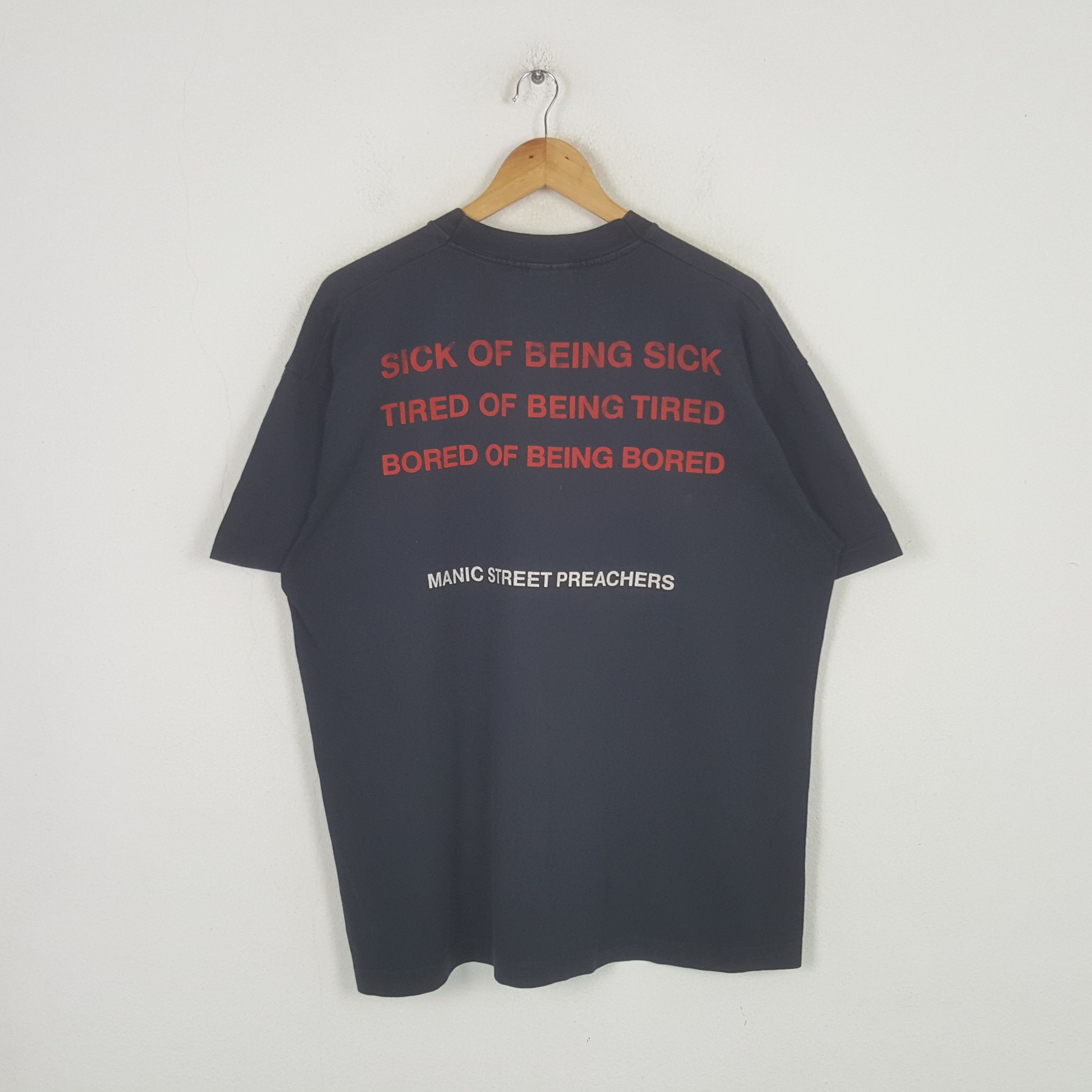 Band Tees Vintage Manic Street Preachers Rock Band 90's Tshirt RR26 Size US XL / EU 56 / 4 - 3 Thumbnail