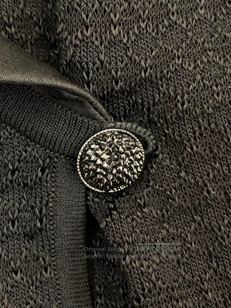 Chanel Chanel Black hollow stitching suit jacket Size XS / US 0-2 / IT 36-38 - 6 Thumbnail