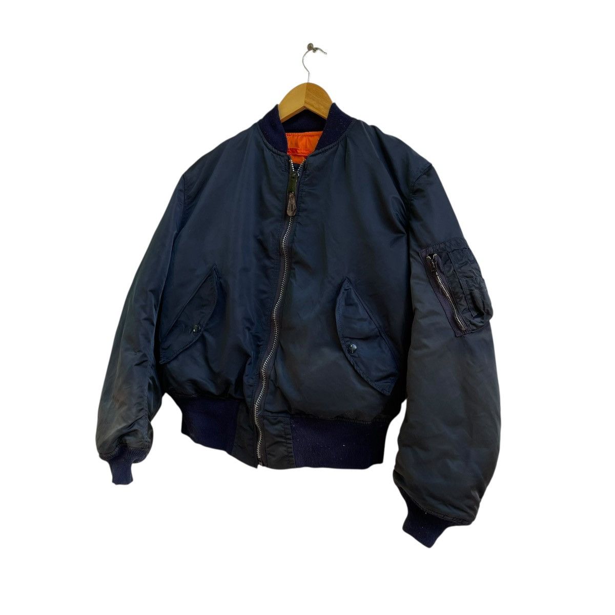 Alpha Industries 💥Vintage Alpha Industries Bomber Flying Jacket Made in usa Size US M / EU 48-50 / 2 - 3 Thumbnail