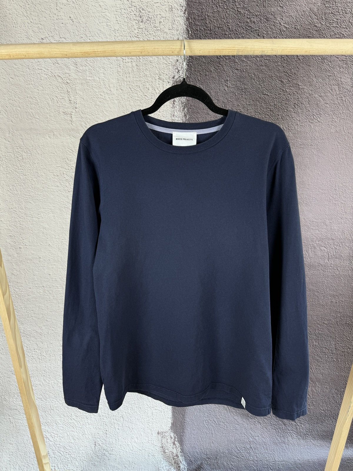 Norse Projects Norse Projects blue navy Niels standard ls tee shirt Size US M / EU 48-50 / 2 - 1 Thumbnail