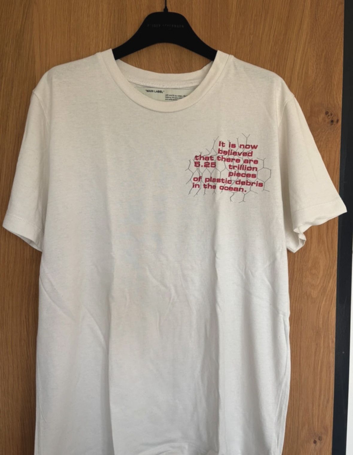 Off-White Graphic Tee Ocean Size US M / EU 48-50 / 2 - 2 Thumbnail