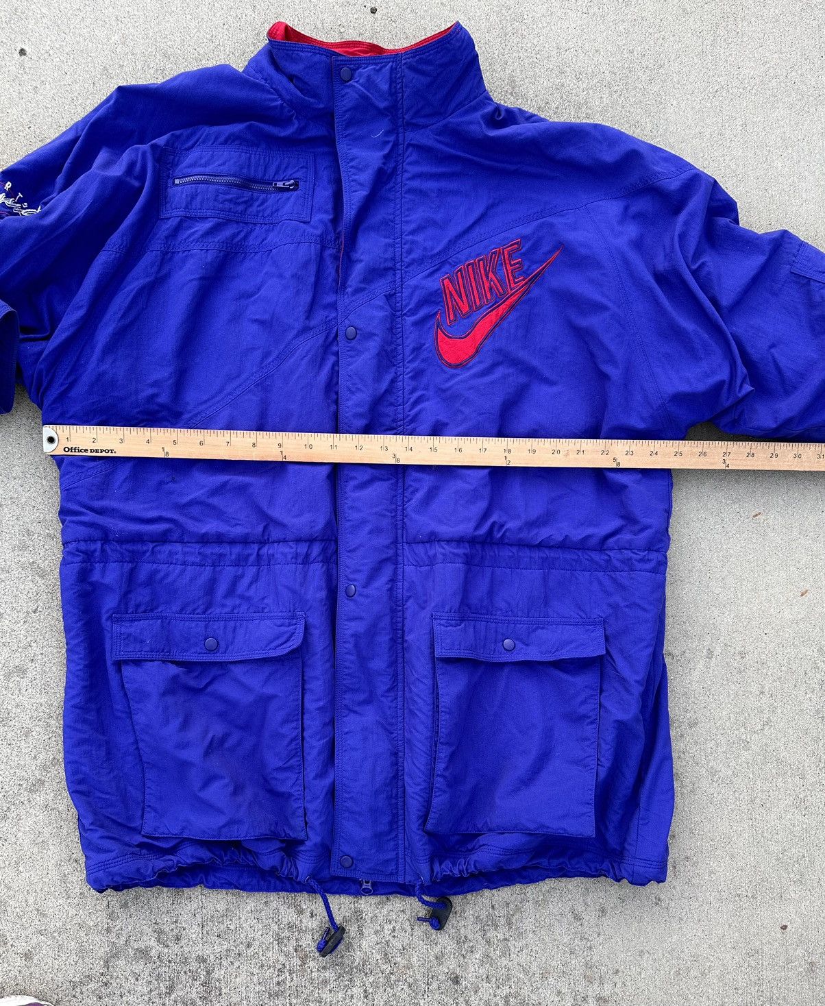 Nike × Vintage Vintage Nike Jacket Men Size XL Fleece Lines 80s Gray Tag Size US XL / EU 56 / 4 - 8 Thumbnail