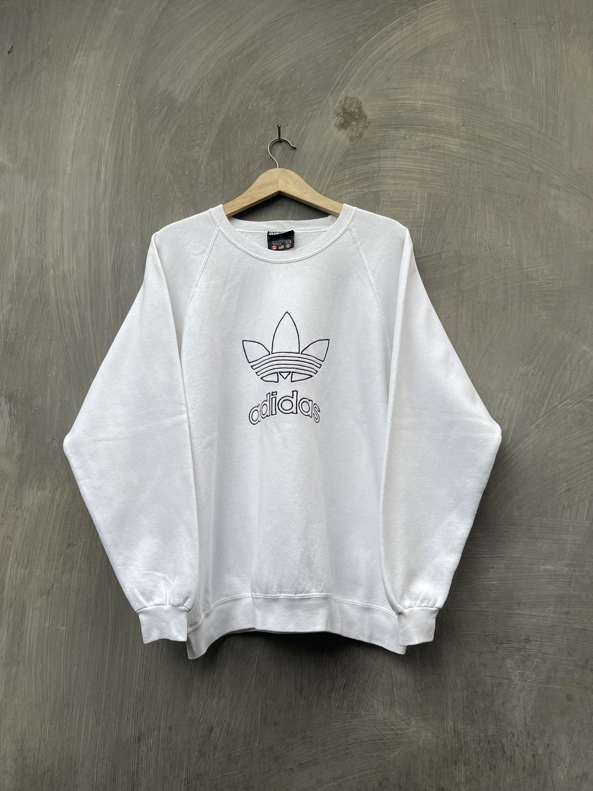 Adidas Adidas Vintage White - Size on tag M | Rare 90s Look. Size US M / EU 48-50 / 2 - 1 Thumbnail