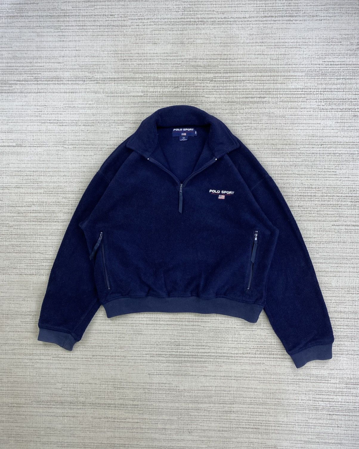 Polo Ralph Lauren Vintage 90s Polo Sport Ralph Lauren Half Zipper Sweatshirt Size US L / EU 52-54 / 3 - 5 Thumbnail