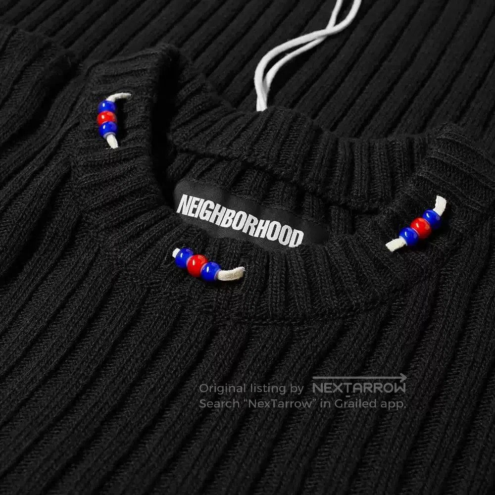 Neighborhood Neighborhood Rib Knit Sweater with Necklace. Size US L / EU 52-54 / 3 - 3 Thumbnail