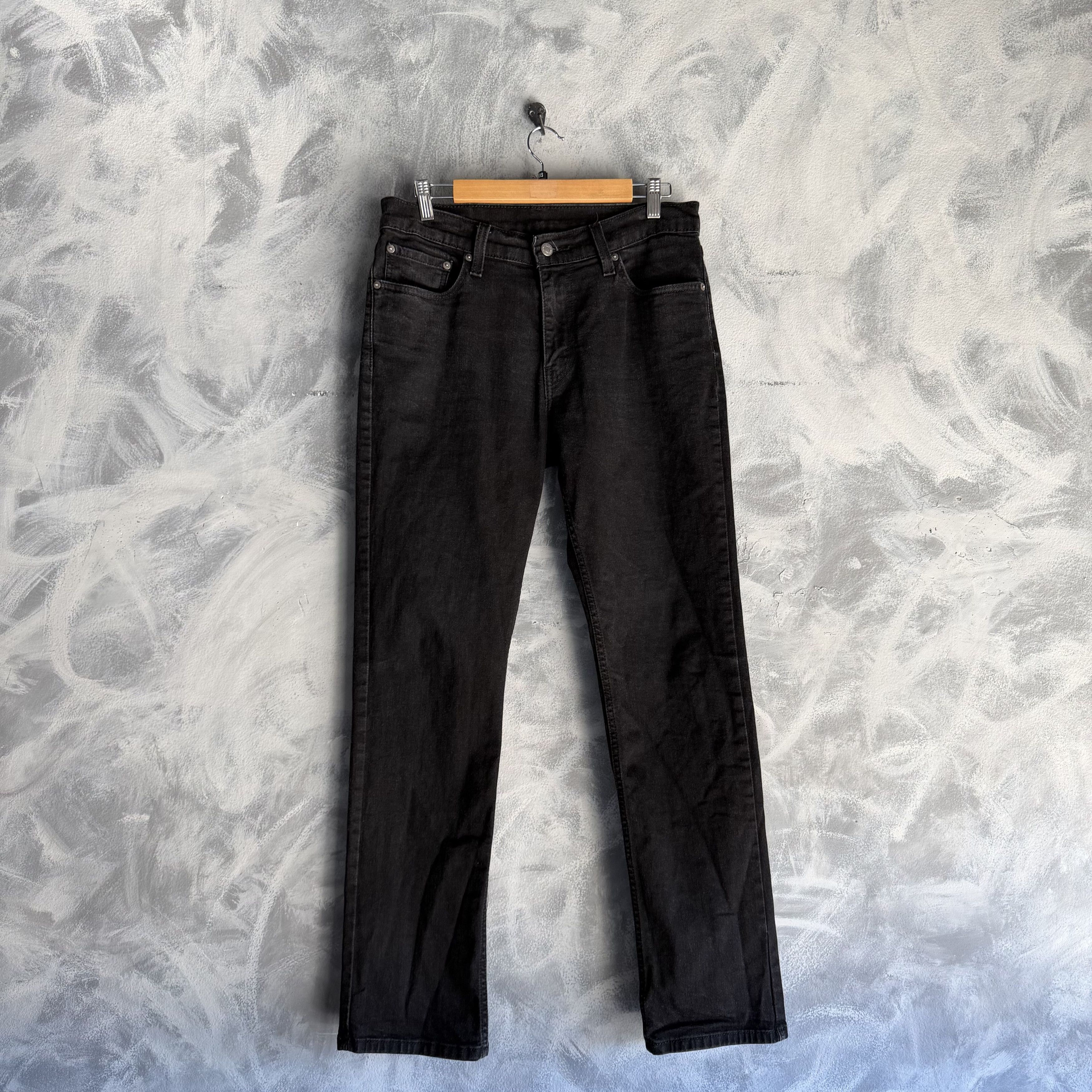 Levi's Levi's 511 Jeans Mens Black Wash Slim Straight Fit Size US 33 - 3 Thumbnail
