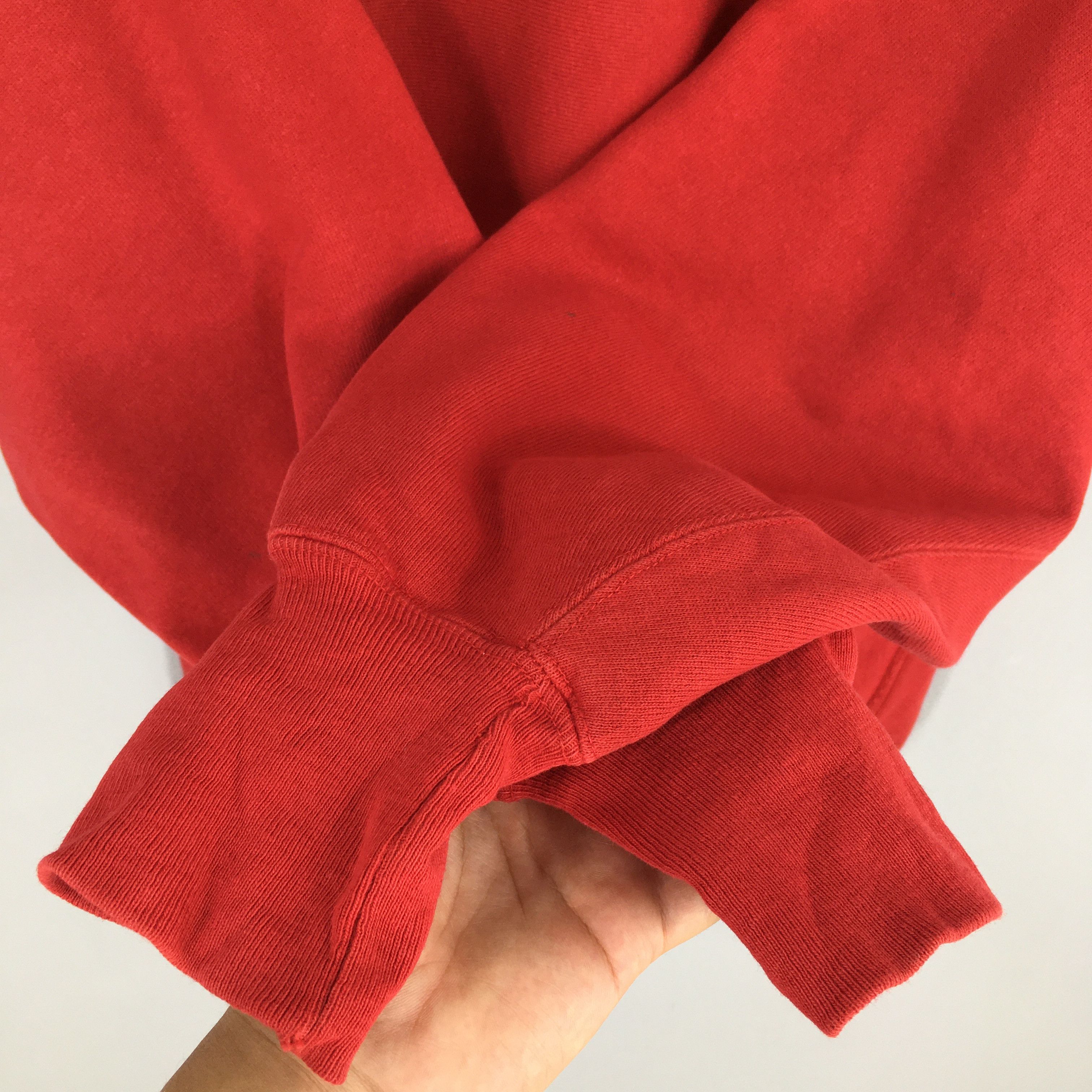 Champion × Vintage Vintage Champion Reverse Weave Red Sweatshirt Large Size US L / EU 52-54 / 3 - 4 Thumbnail