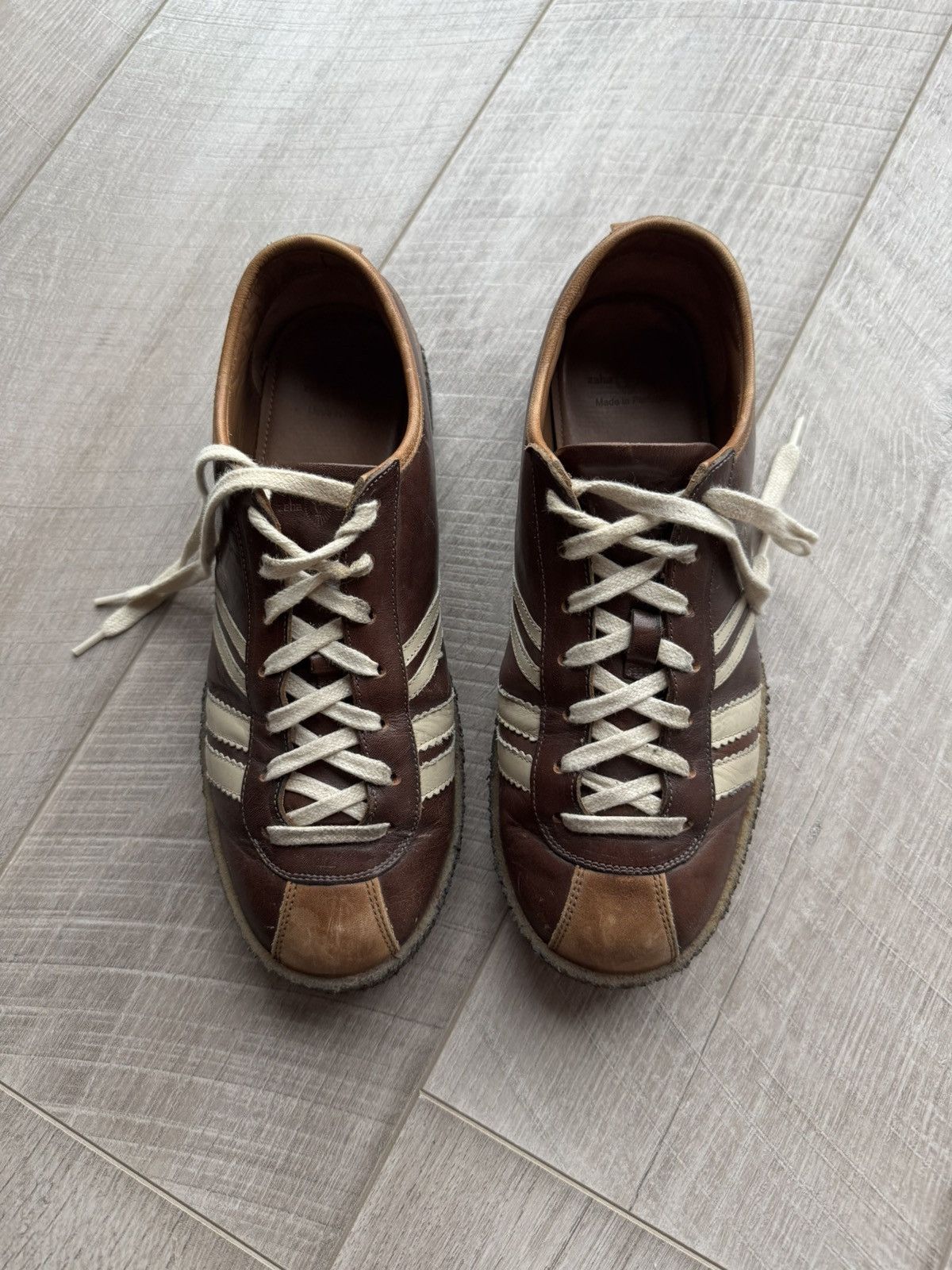 Other Zeha Berlin Leather Sneakers Brown Vintage Retro Size EU 41 Size US 8 / EU 41 - 2 Thumbnail