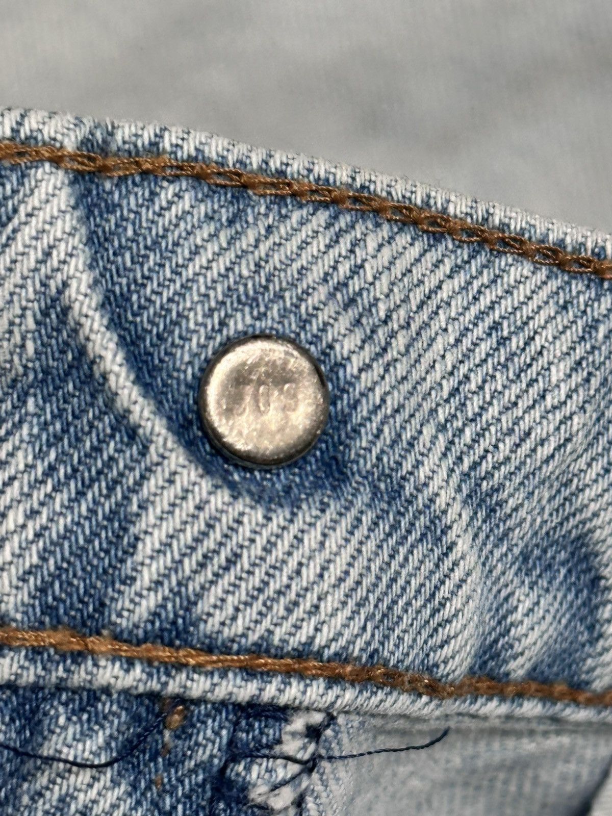 Levi's Levis 1991 Dixhuit Big E Black Tab Straight Leg & BlueWash Size US 34 / EU 50 - 13 Thumbnail