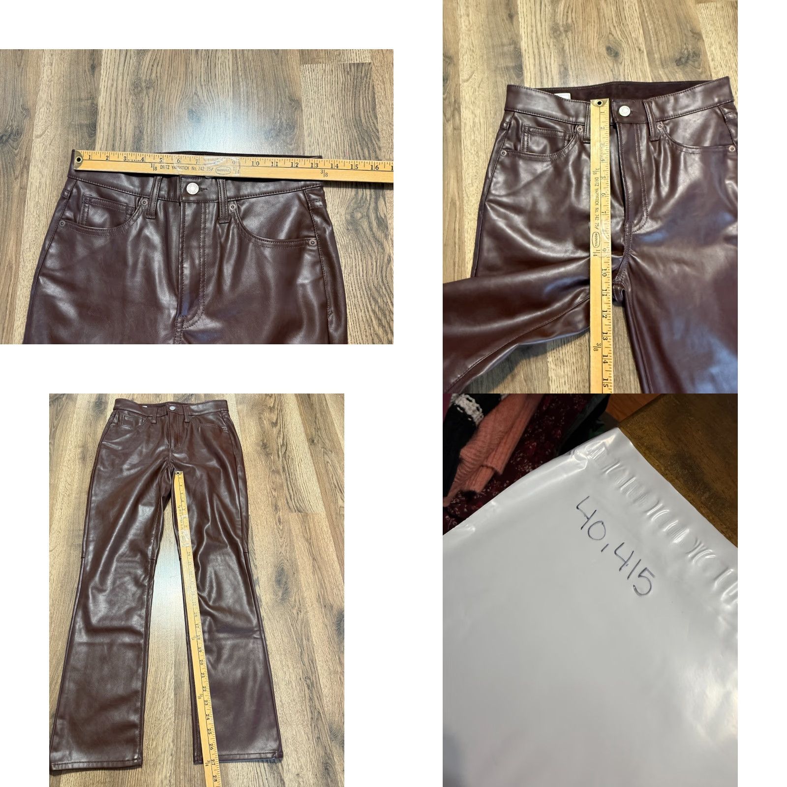 Gap GAP Pants Women's 4R Brown Slim High Rise Chino Vintage N/A Regular 27in Inseam 27in Size 27" / US 4 / IT 40 - 8 Thumbnail