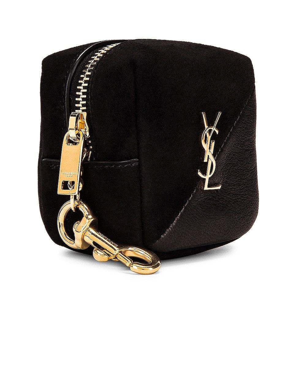 Saint Laurent Paris o1s1wg111024 Size: OS / Keychain Pouch in Black Size ONE SIZE - 3 Thumbnail
