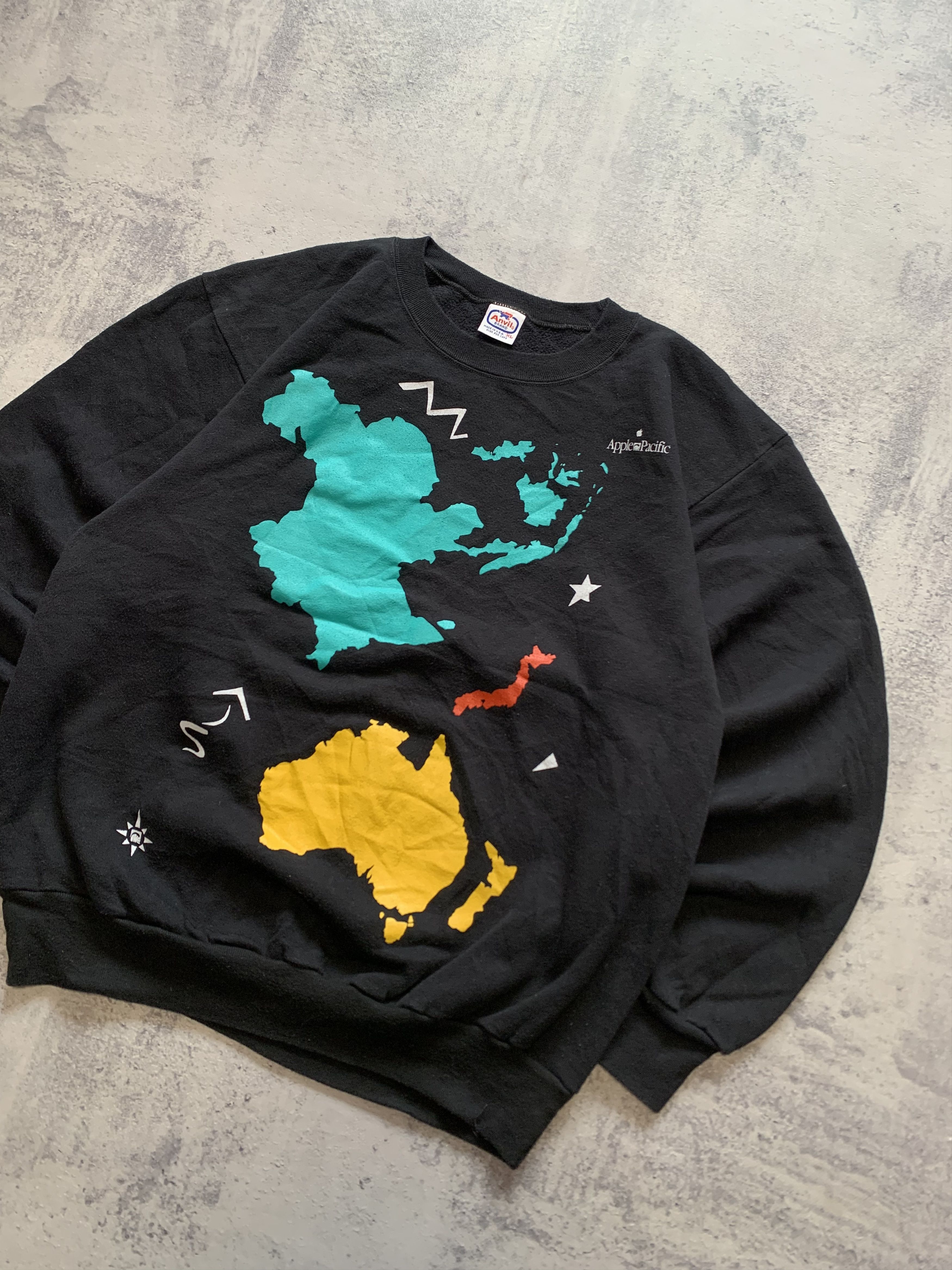 Apple Vintage 80’s Apple Pacific sweatshirt USA Size US XL / EU 56 / 4 - 5 Thumbnail