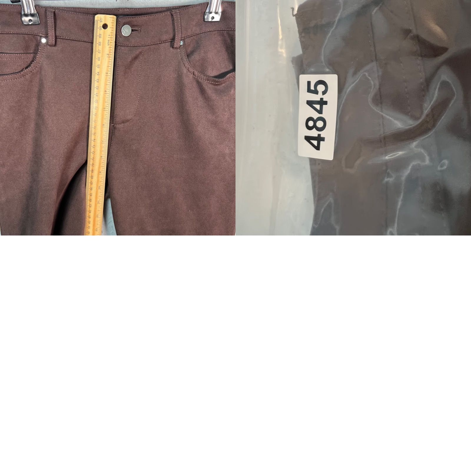 Zara Zara Woman Size 4 Brown Faux Suede Flare Pants Pants Women Brown Flared 27 in Inseam 33 in Polyester, Faux Suede Vintage No Size 27" / US 4 / IT 40 - 8 Thumbnail