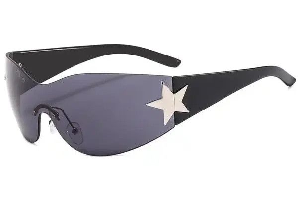 Electric Visual Trendy Star Rimless Sunglasess Size ONE SIZE - 4 Thumbnail