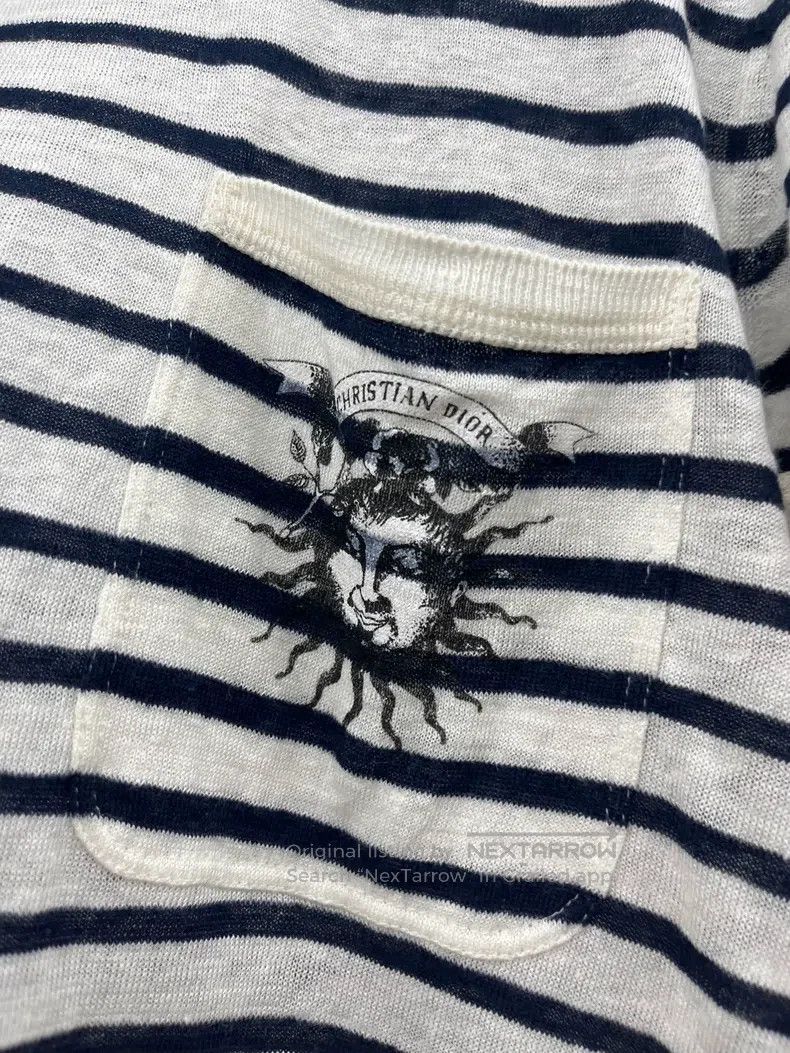 Dior Dior Striped short-sleeved T-shirt Size XXS / US 00 / IT 34 - 2 Thumbnail