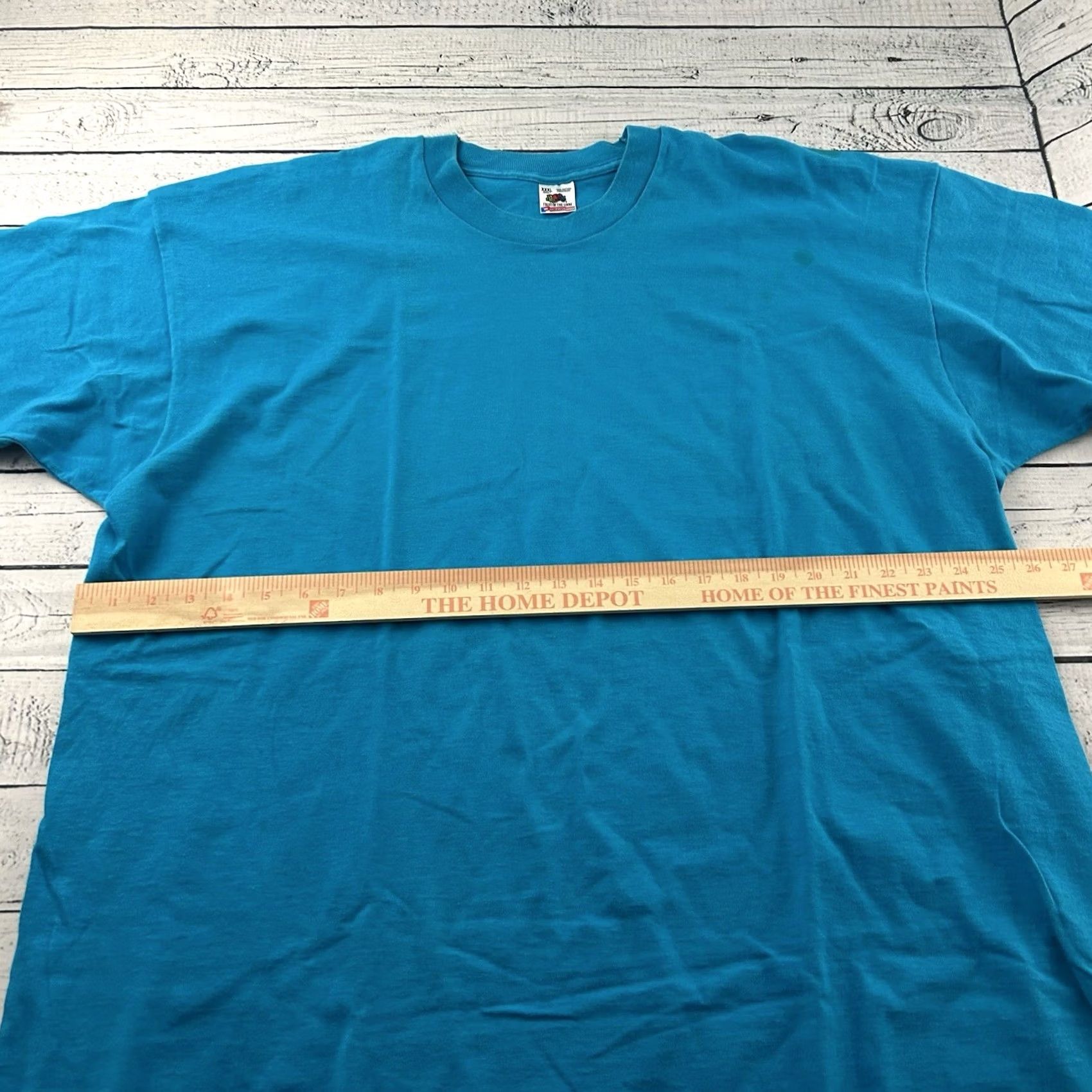 Fruit Of The Loom VINTAGE Fruit Of The Loom Short Sleeve T Shirt Mens 3XL Blue Size US XXL / EU 58 / 5 - 6 Thumbnail