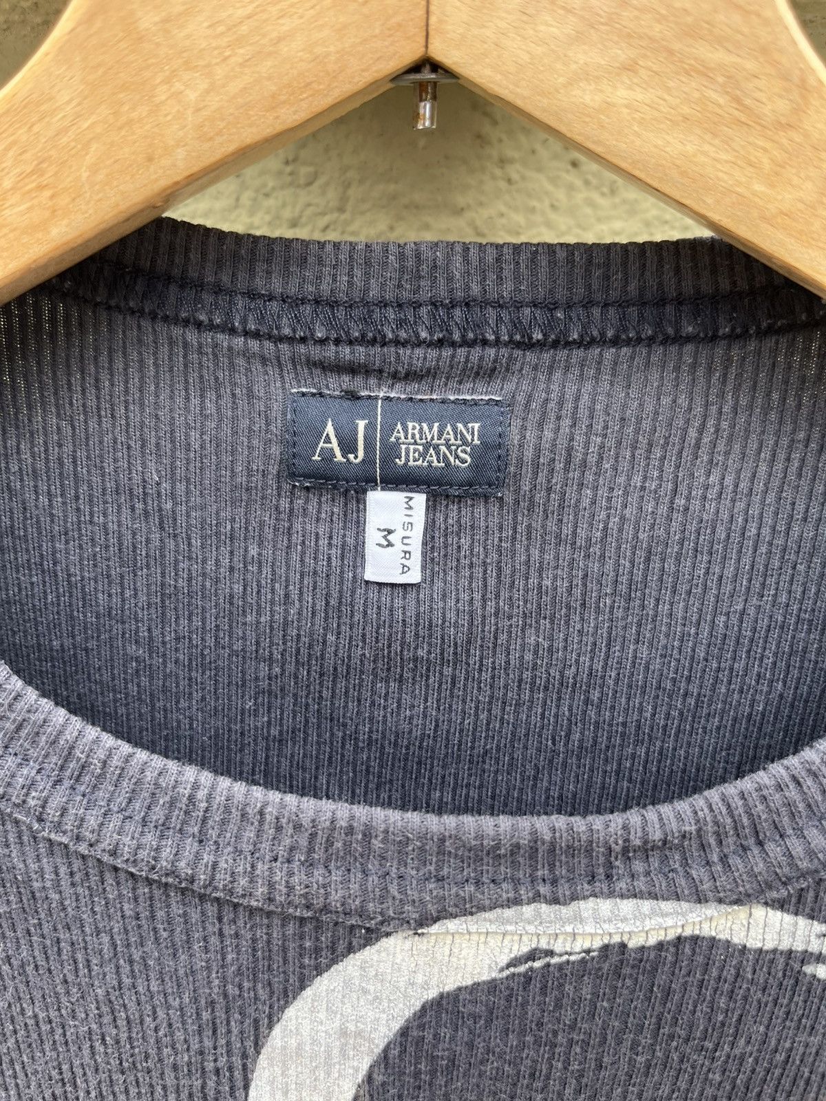 Vintage Vintage Armani jeans tee Size US M / EU 48-50 / 2 - 2 Thumbnail
