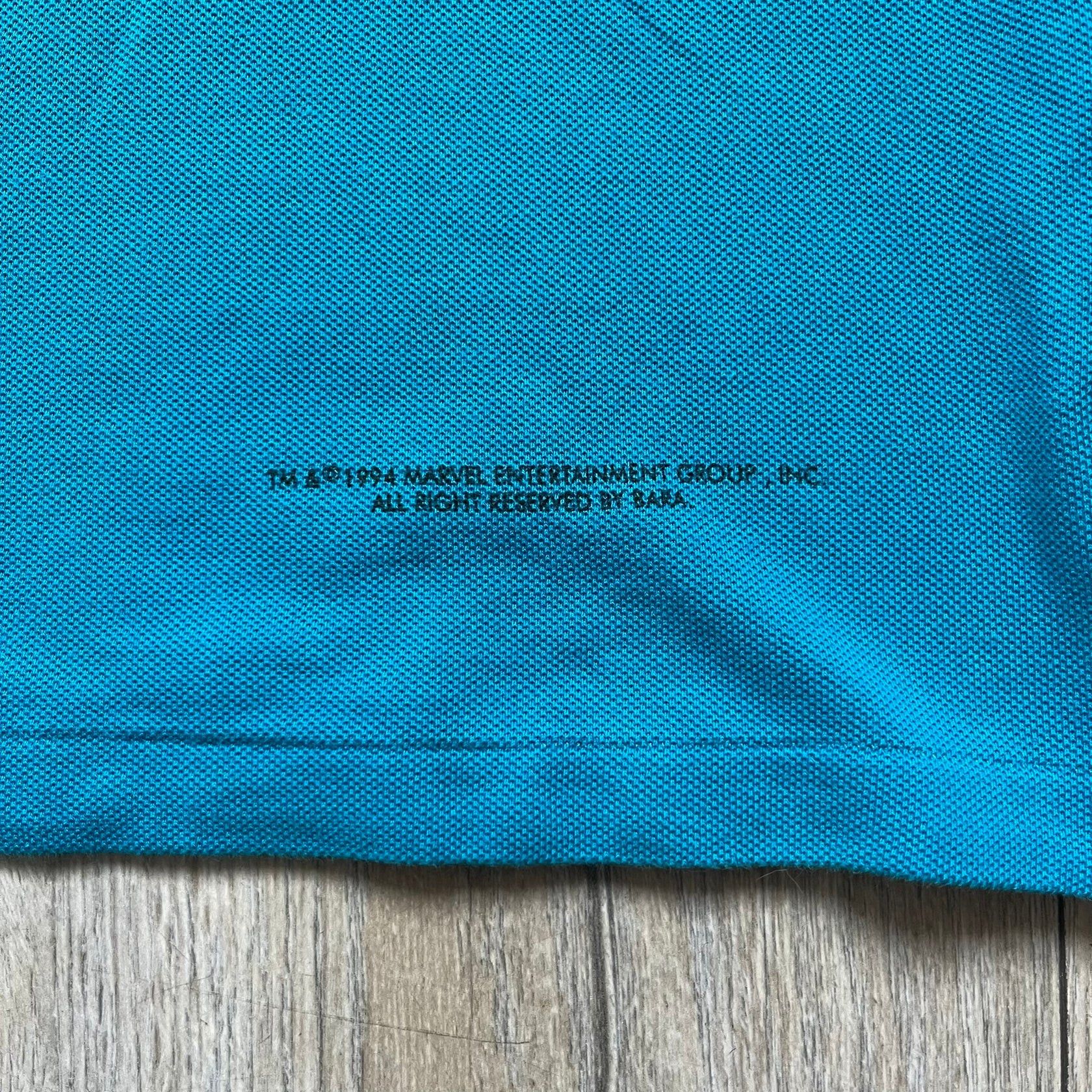 Marvel Comics Marvel Comics Spider-Man 1994 Blue Embroidered Polo Size US S / EU 44-46 / 1 - 5 Thumbnail