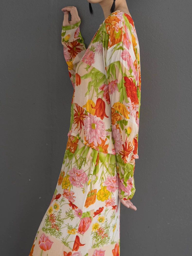 Kenzo KENZO Floral dress set vintage Size XS / US 0-2 / IT 36-38 - 7 Thumbnail