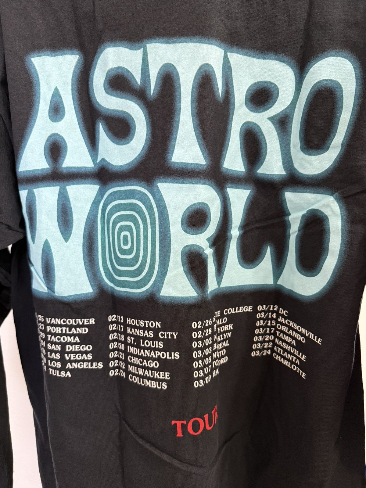 Travis Scott Travis Scott Astroworld Tour long sleeve Size US L / EU 52-54 / 3 - 4 Thumbnail