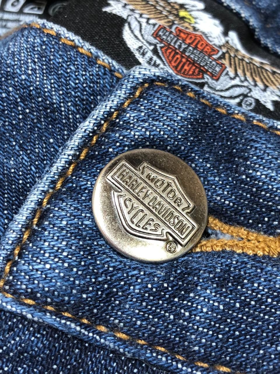 Harley Davidson Vintage Harley Davidson Jeans Size 30" / US 8 / IT 44 - 6 Thumbnail
