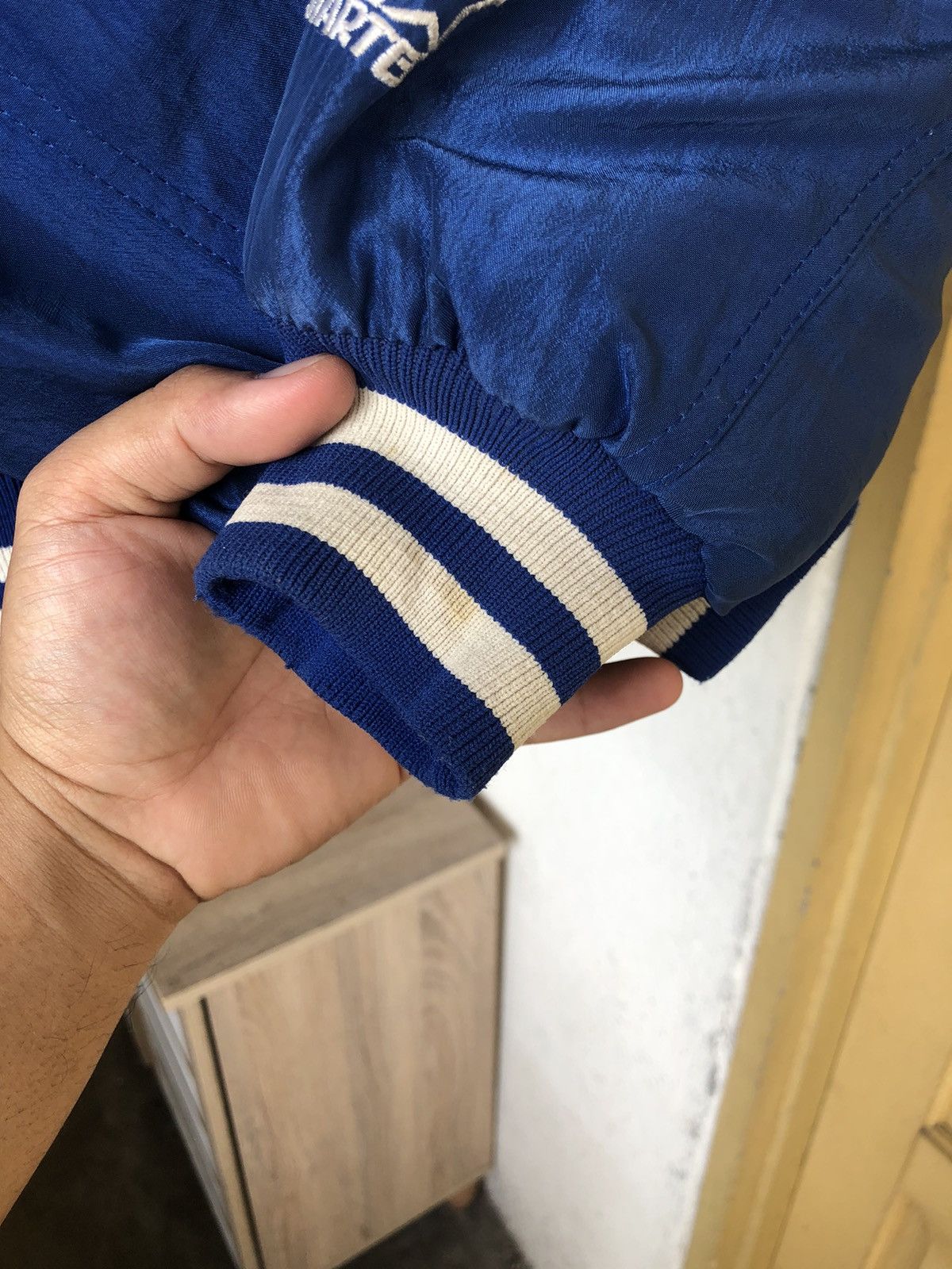 MLB Vintage 90s Dodgers MLB Nomo by Starter Bomber Jacket Size US M / EU 48-50 / 2 - 12 Thumbnail