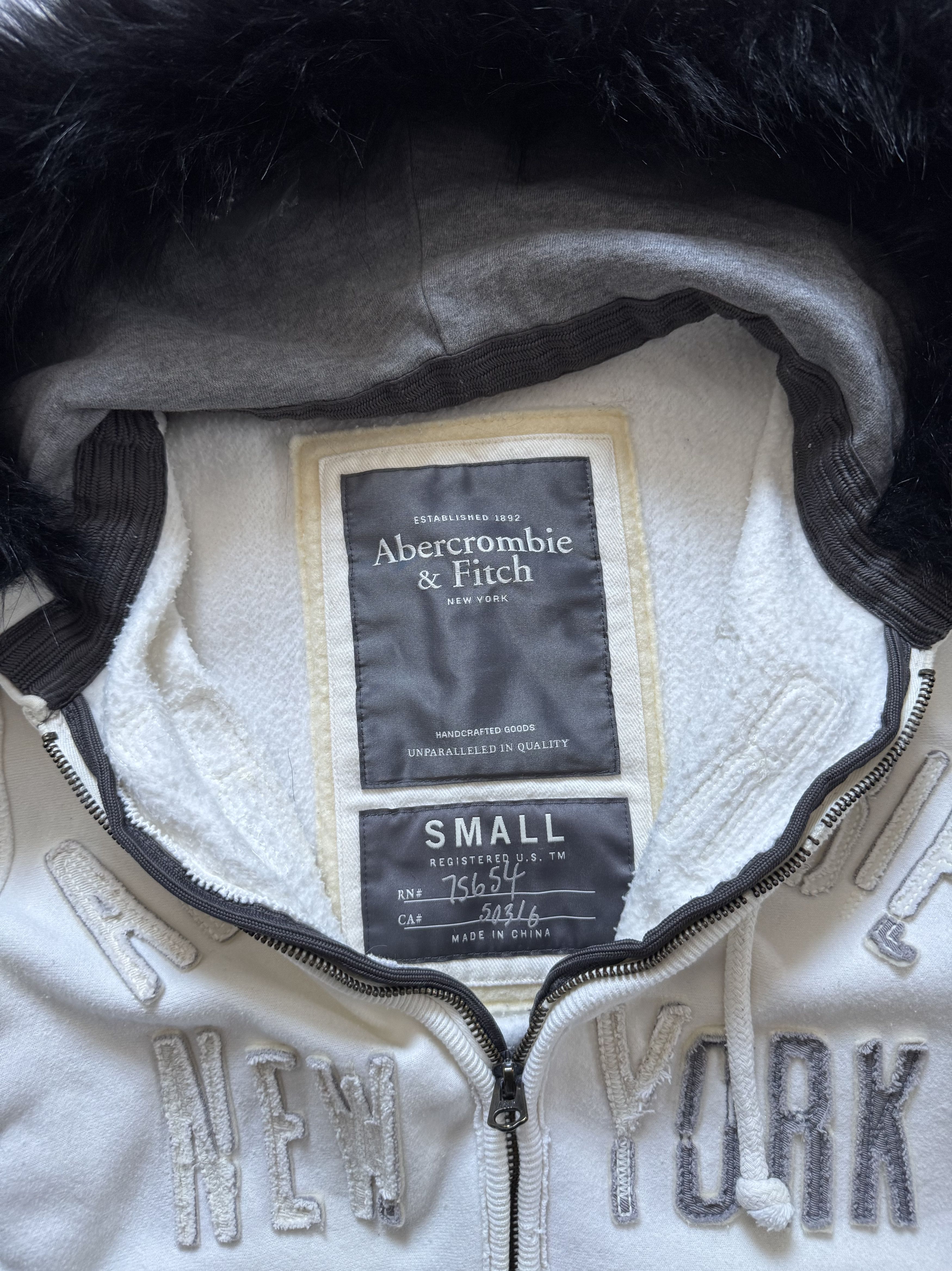Abercrombie & Fitch Y2K Abercrombie Fur Zip Hoodie LGB I6W9 Style Size US S / EU 44-46 / 1 - 13 Thumbnail