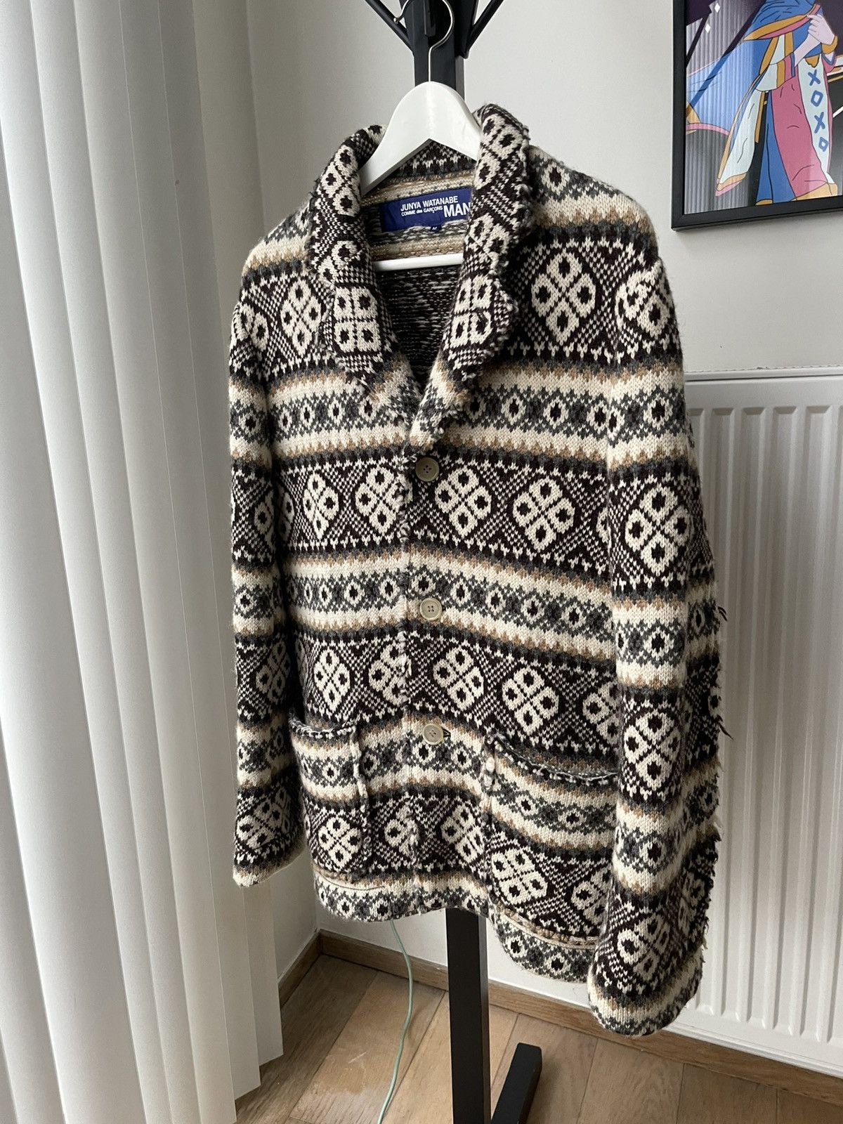 Comme des Garcons Comme Des Garcons Junya Watanabe Fall 2003 Knited Blazer Size US M / EU 48-50 / 2 - 1 Thumbnail