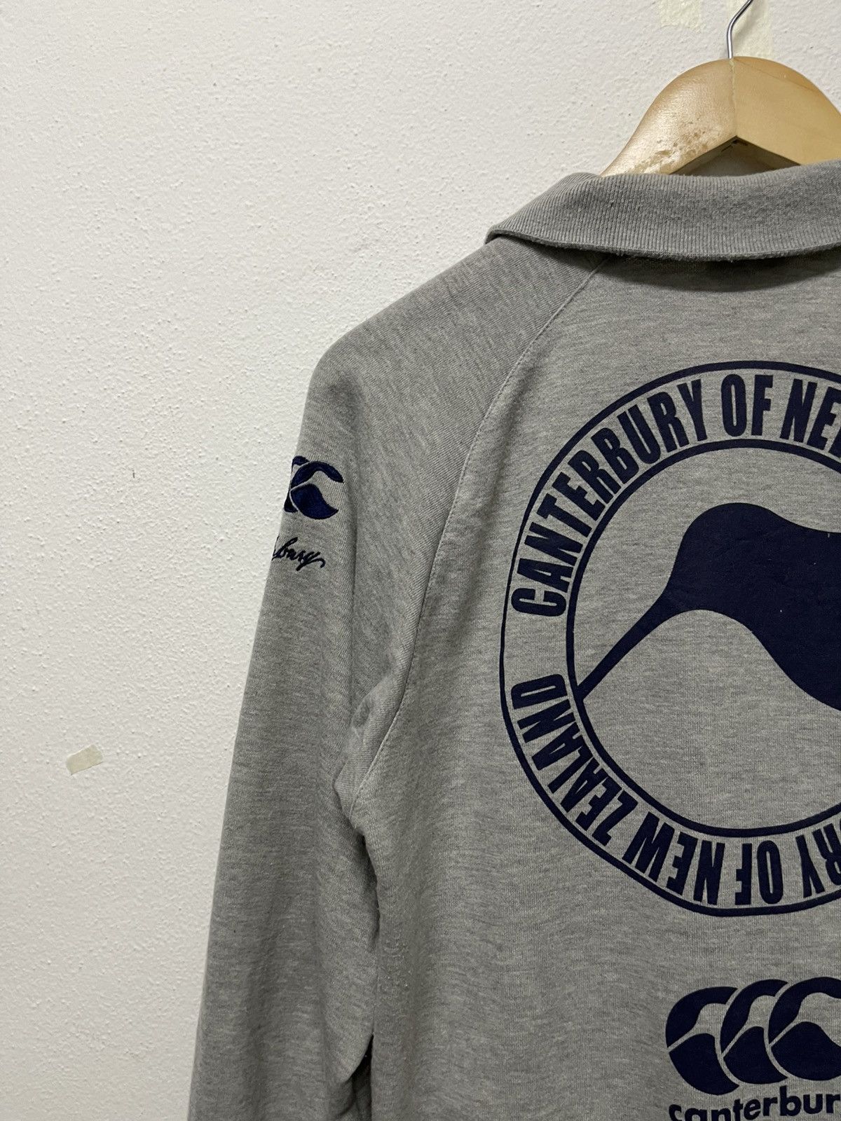 Canterbury of New Zealand × Japanese Brand × Vintage 2000s SUNTORY BOSS COFFEE X CANTERBURY ZIPPER JACKET Size US M / EU 48-50 / 2 - 12 Thumbnail