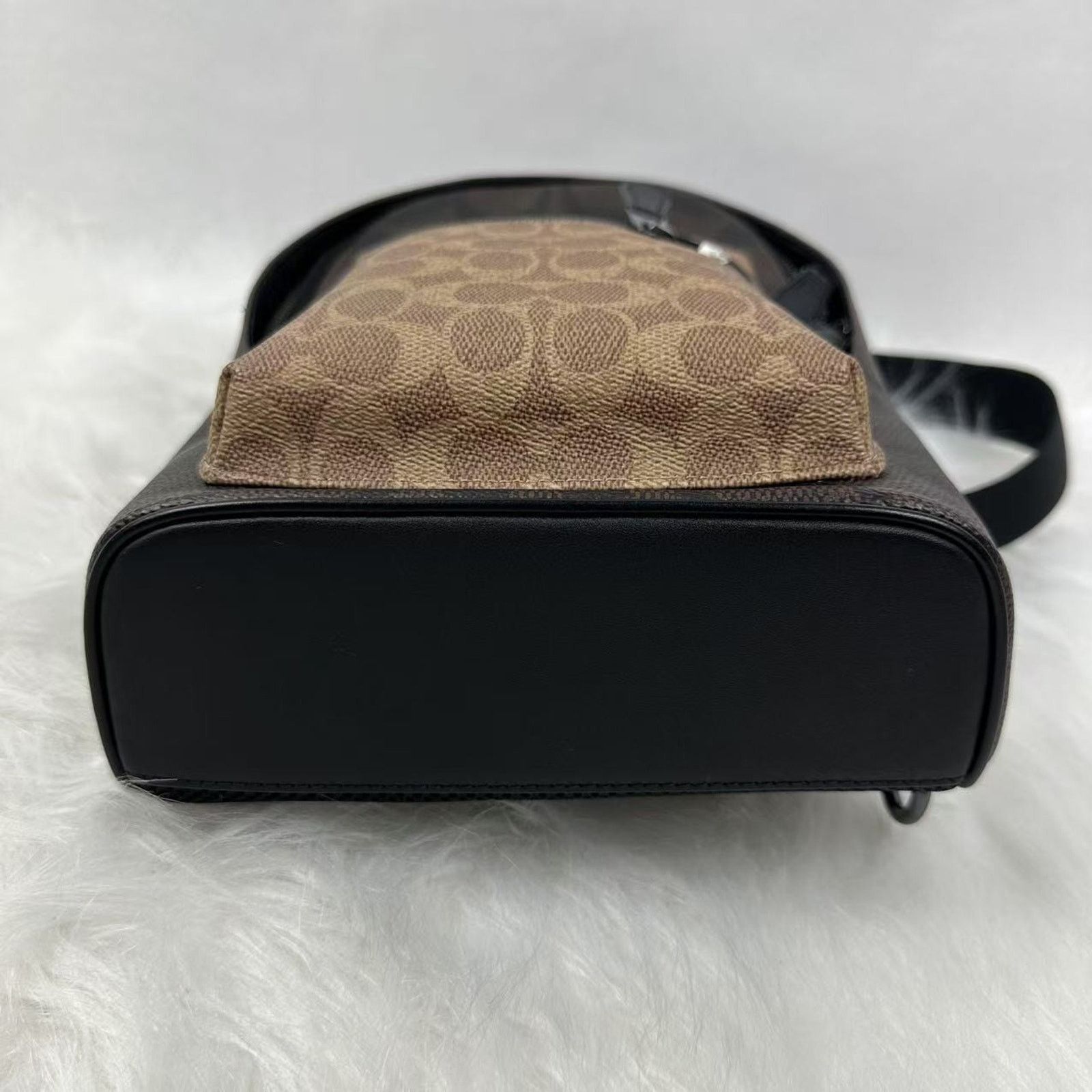 Coach COACH Men's West Pack Blocked Signature Canvas Walnut Tan Size ONE SIZE - 10 Thumbnail
