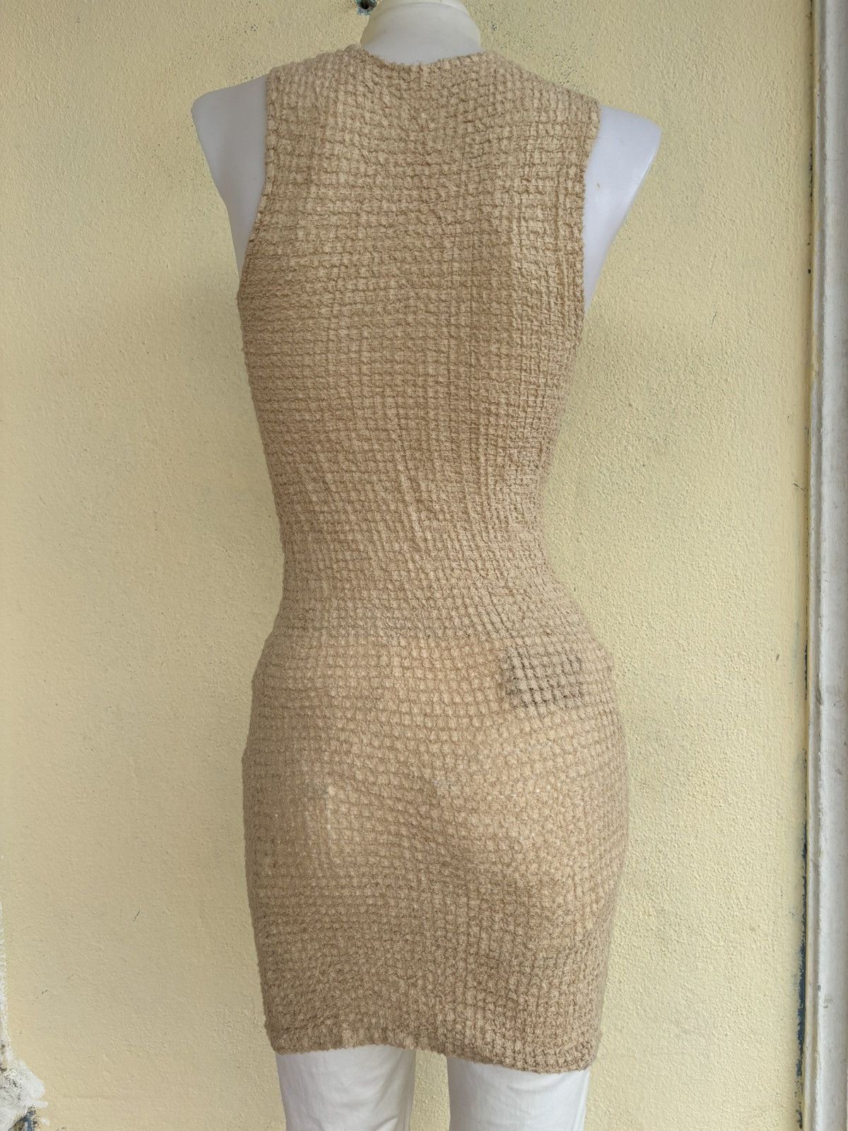 Issey Miyake Plantation Strechable Pleated Bodycon Tank Top Size M / US 6-8 / IT 42-44 - 4 Thumbnail
