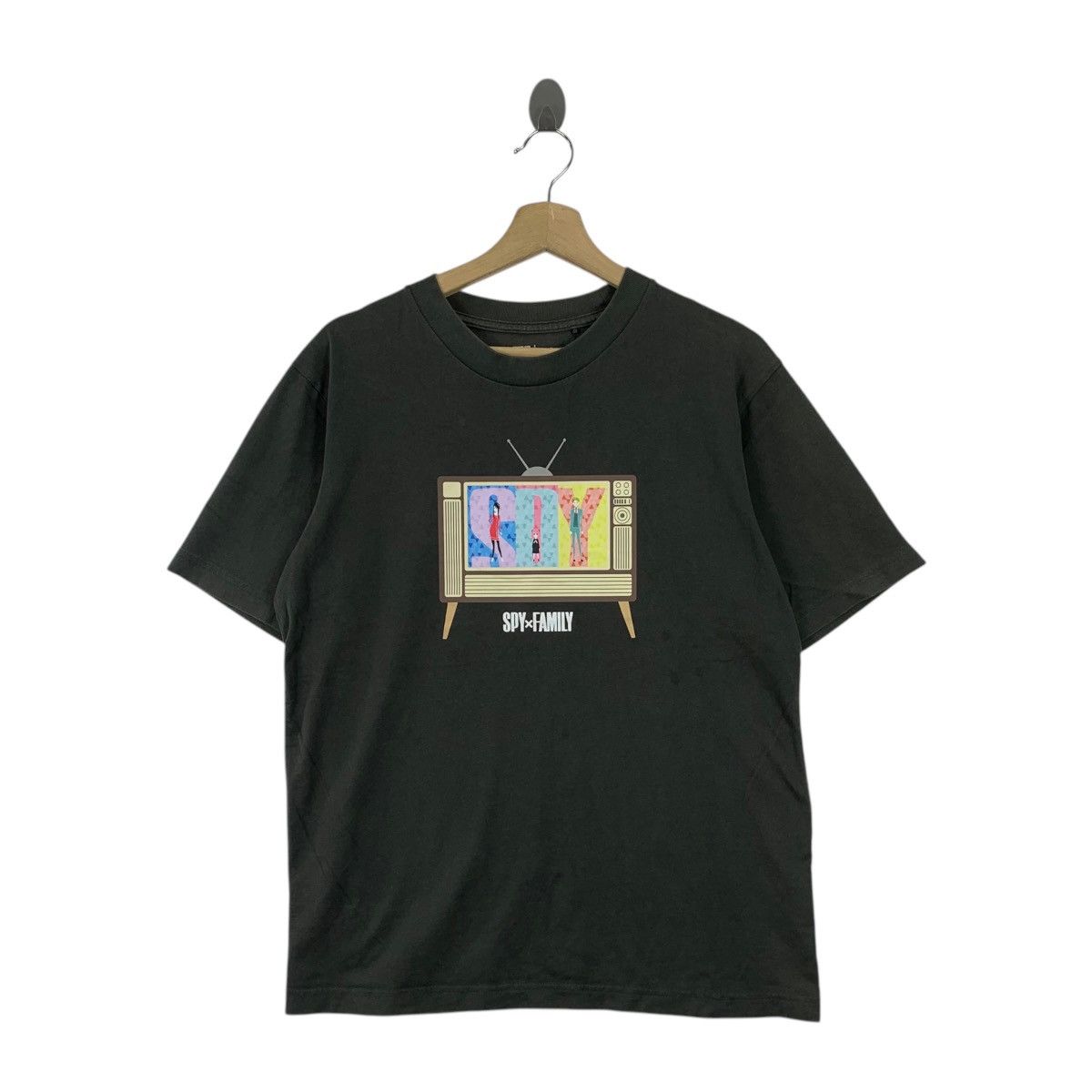 SPY X FAMILY ANIME Anya Forger Natural Faded Tee Shirt Top