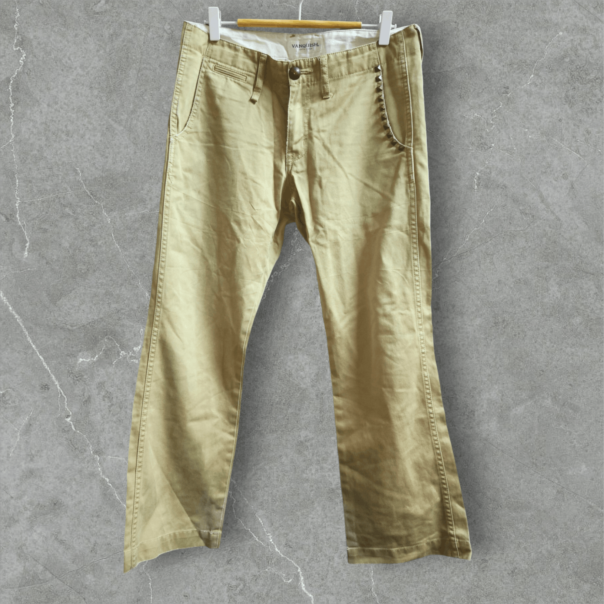 Hysteric Glamour × Japanese Brand × Vanquish Chino Workwear Flare Spike Pant Size US 32 / EU 48 - 3 Thumbnail