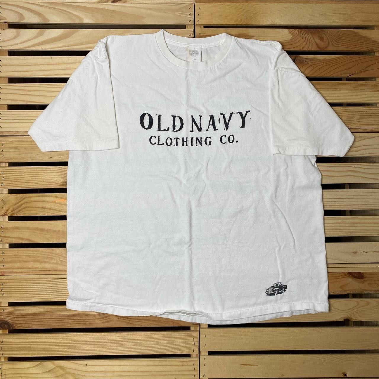 Old Navy Vintage Old Navy Clothing Co. White Tee Size XL Size US XL / EU 56 / 4 - 1 Thumbnail