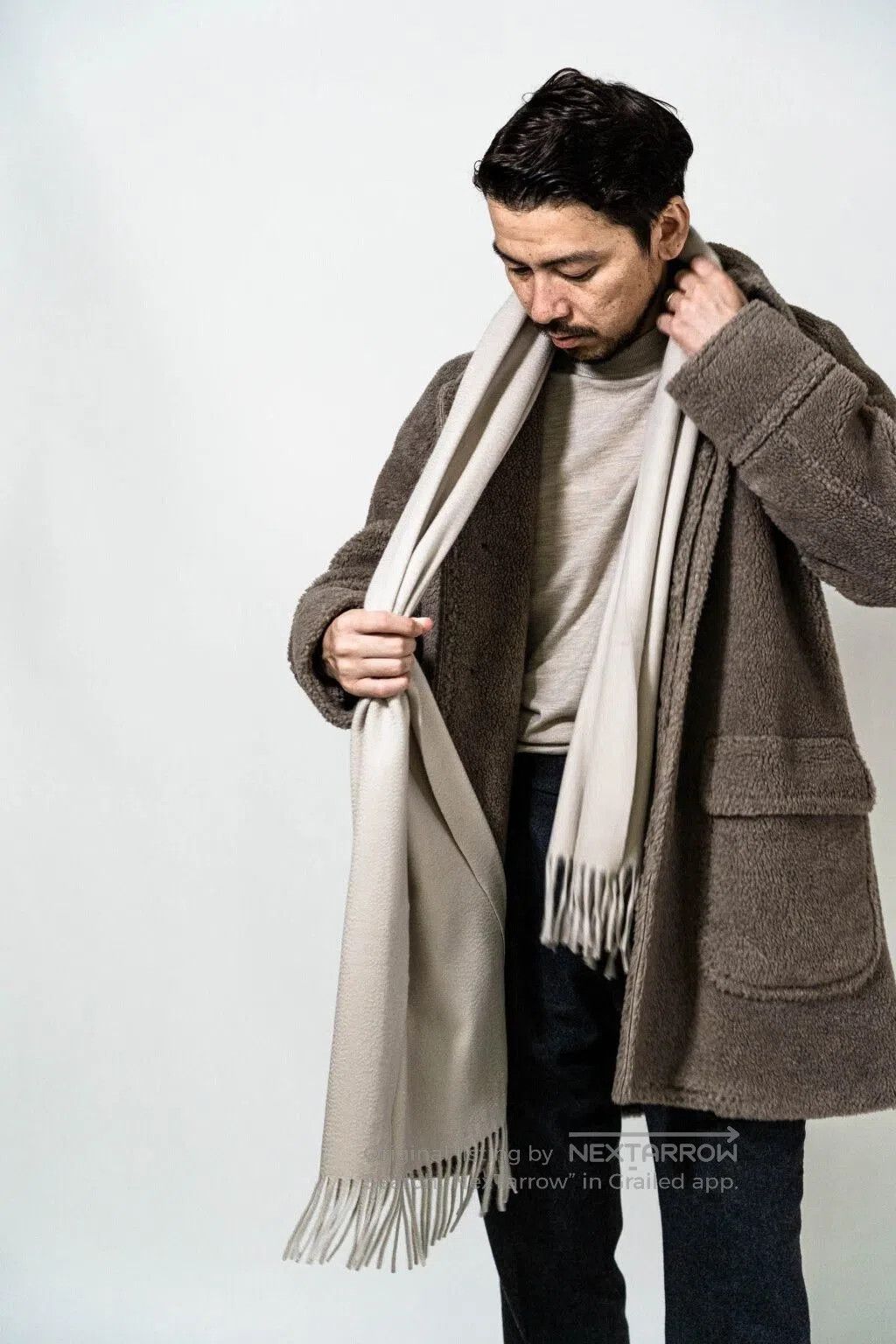 Ring Jacket wool coat for autumn and winter. Size US L / EU 52-54 / 3 - 8 Thumbnail