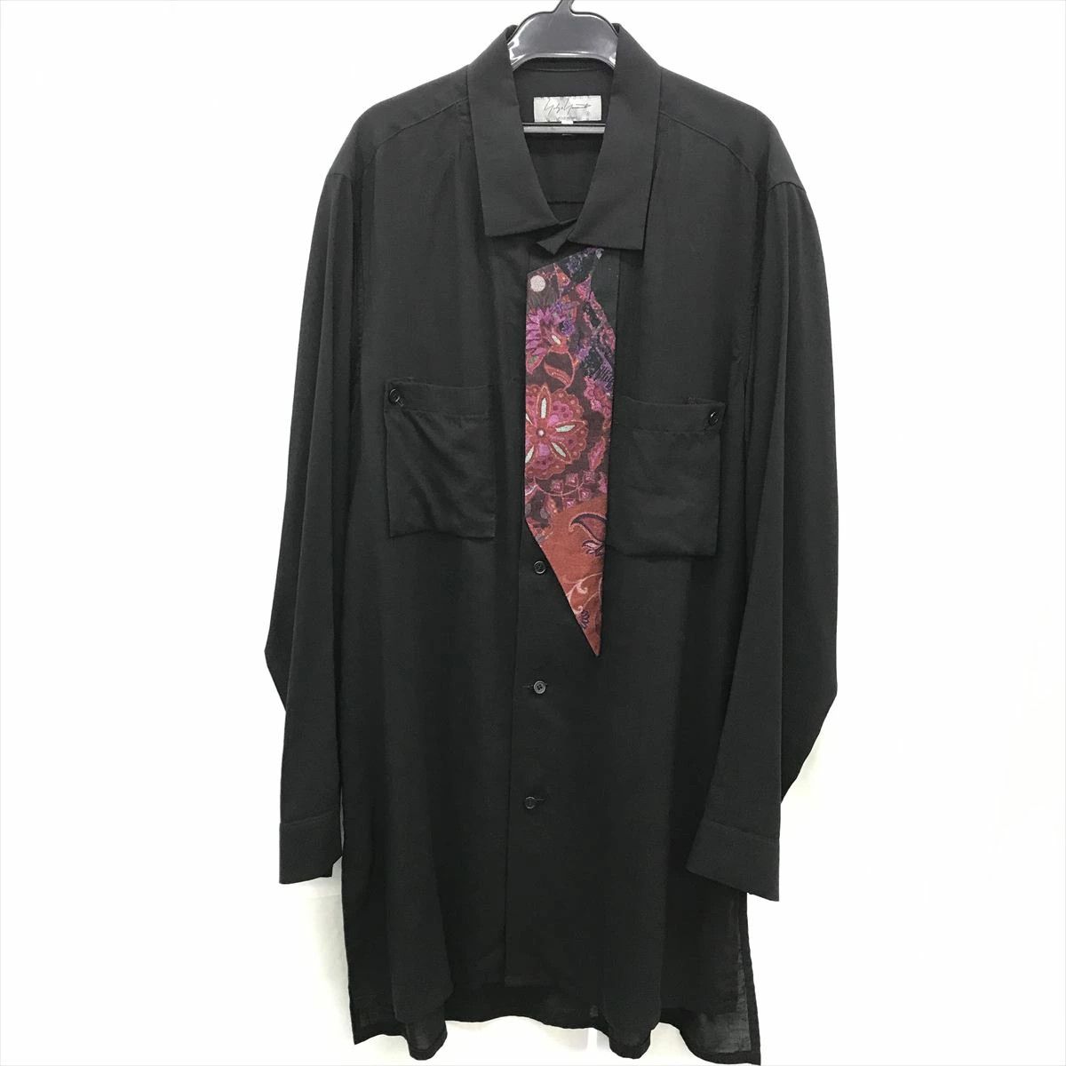 Yohji Yamamoto Yohji Yamamoto POUR HOMME 23SS/Sleeve patch blouse Size US M / EU 48-50 / 2 - 1 Thumbnail