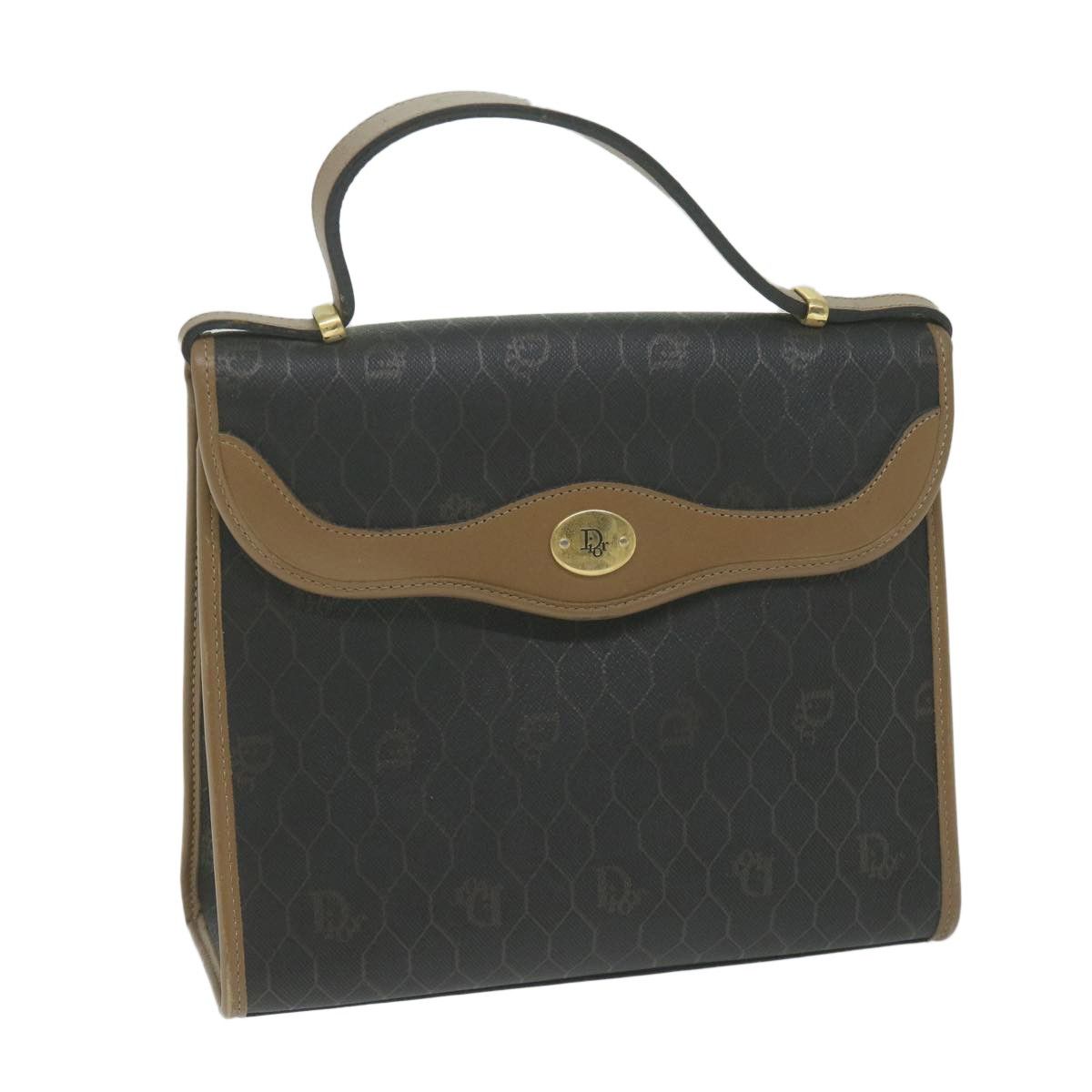 Dior Christian Dior Vintage Honeycomb Handbag Canvas Leather Size ONE SIZE - 1 Thumbnail